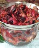 Picadillo rápido de frutas para rellenos