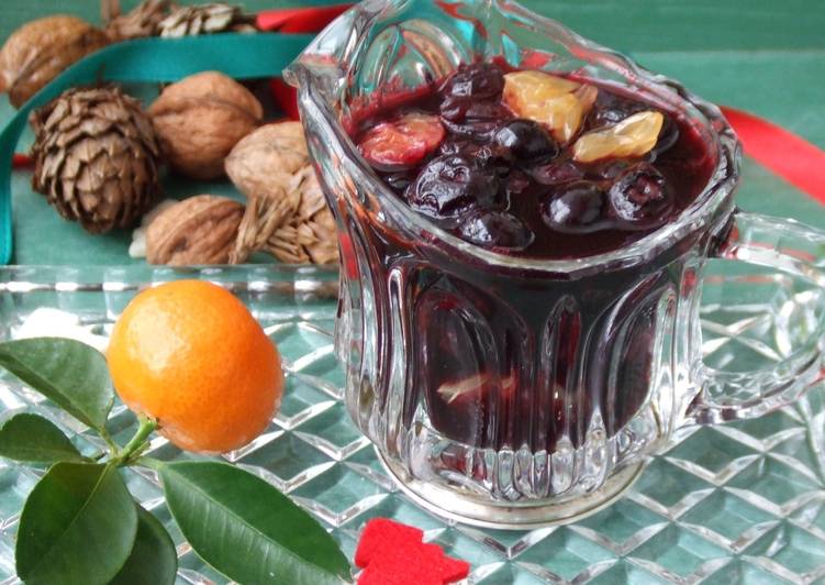 Salsa de arándanos y mandarinas al Madeira