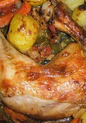 Una foto de Pollo a la verdurita