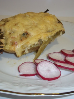 Una foto de Patata y verduras gratinadas