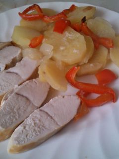Una foto de Solomillo de pavo con soja y miel
