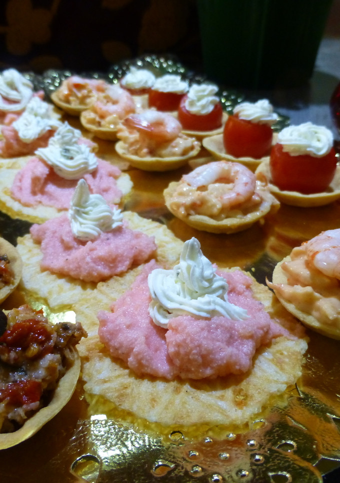 Una foto de Canapés variados de Navidad en 20 minutos