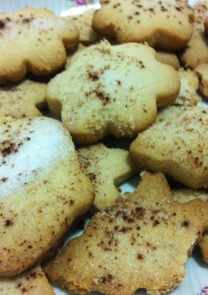 Una foto de Mantecados de Navidad de almendra