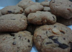 Una foto de Galletas de nueces de macadamia