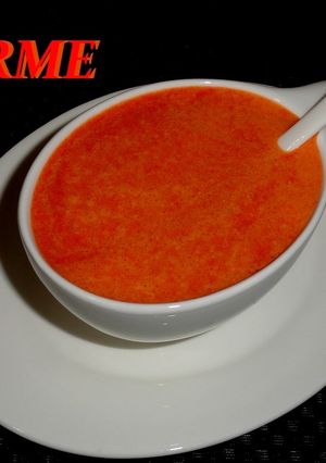 Una foto de Salsa de pimientos del piquillo light