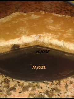 Una foto de Tarta de arroz con leche con canela