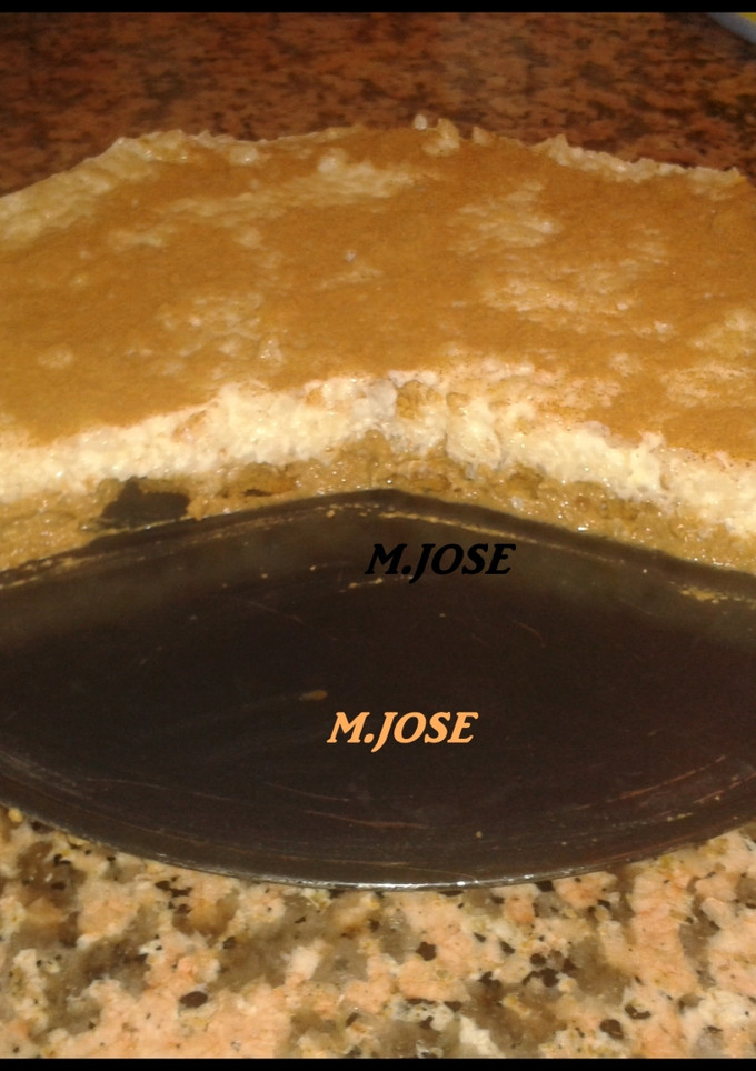 Una foto de Tarta de arroz con leche con canela