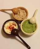 Trío de crema aperitiva