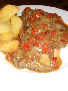 Una foto de Carne frutada