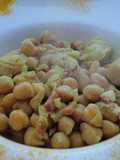 Garbanzos con pollo al curry