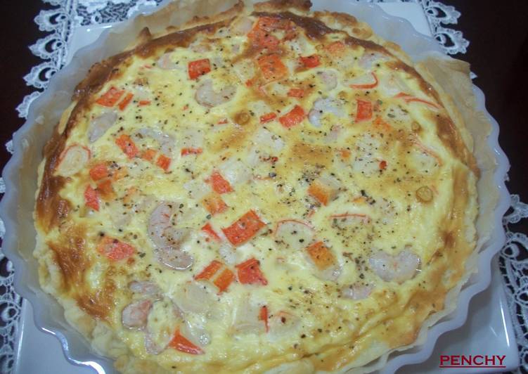 Quiche de marisco al garam masala Receta de penchi briones garcia Cookpad