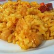 Arroz con manitas de cerdo y jamón