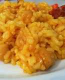 Arroz con manitas de cerdo y jamón