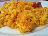 Arroz con manitas de cerdo y jamón