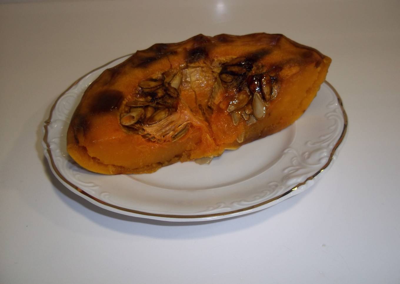 Calabaza al horno espolvoreada<br />