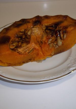 Una foto de Calabaza al horno espolvoreada
