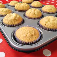 Una foto de Cupcakes sin huevo
