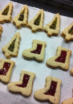 Una foto de Galletas Navideñas al sabor de avellanas