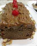 Bizcocho de chocolate puro con dulce de leche