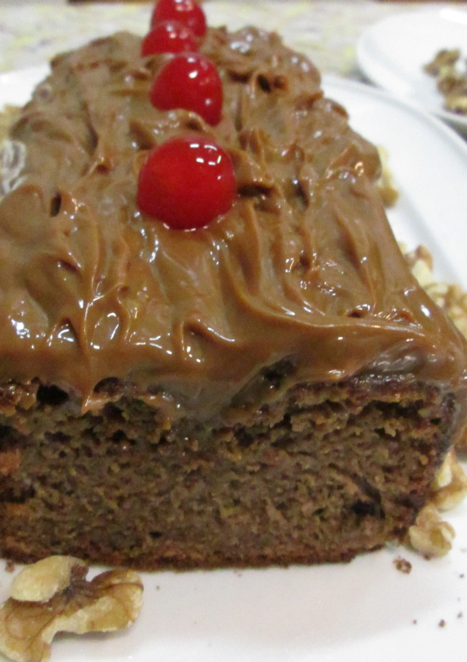 Una foto de Bizcocho de chocolate puro con dulce de leche
