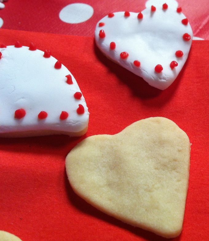 Foto principal de Galletas de corazón con fondant
