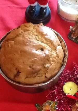 Una foto de Pan de Pascua chileno