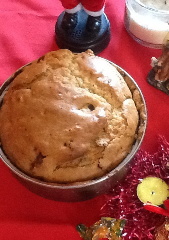 Una foto de Pan de Pascua chileno