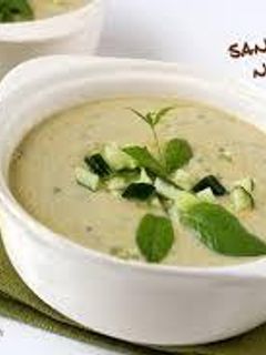 Una foto de Crema de aguacate y queso blanco