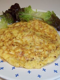 Una foto de Tortilla de pechuga de pavo