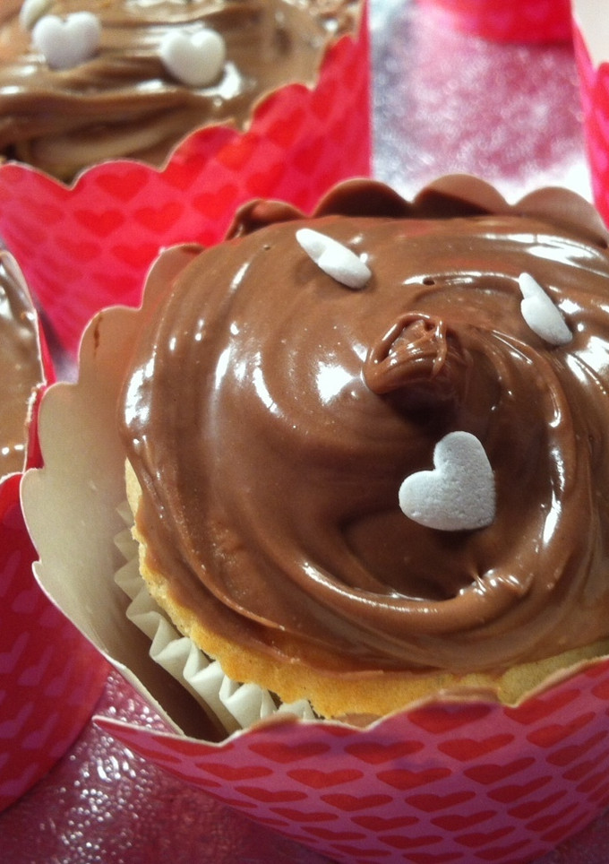 Una foto de Decoración cupcakes para enamorados
