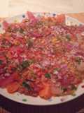 Tiradito de pescado fresco