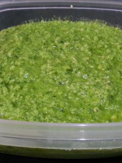 Una foto de Salsa pesto con anacardos
