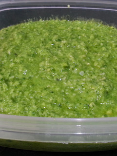 Una foto de Salsa pesto con anacardos