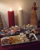 Mesa de dulces para Navidad y Año nuevo