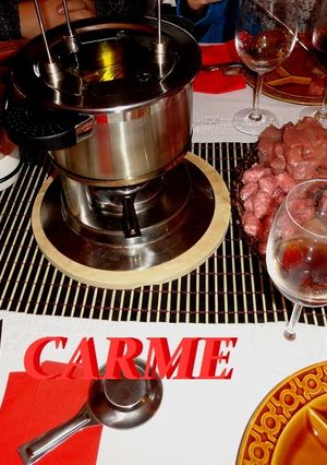 Una foto de Fondue de Año Nuevo