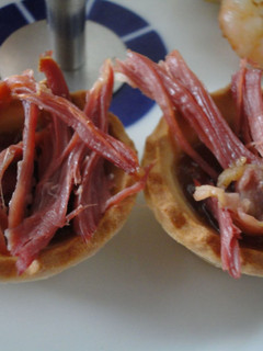Una foto de Tartaleta de pato e higos
