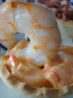 Una foto de Tartaletas de huevo y surimi