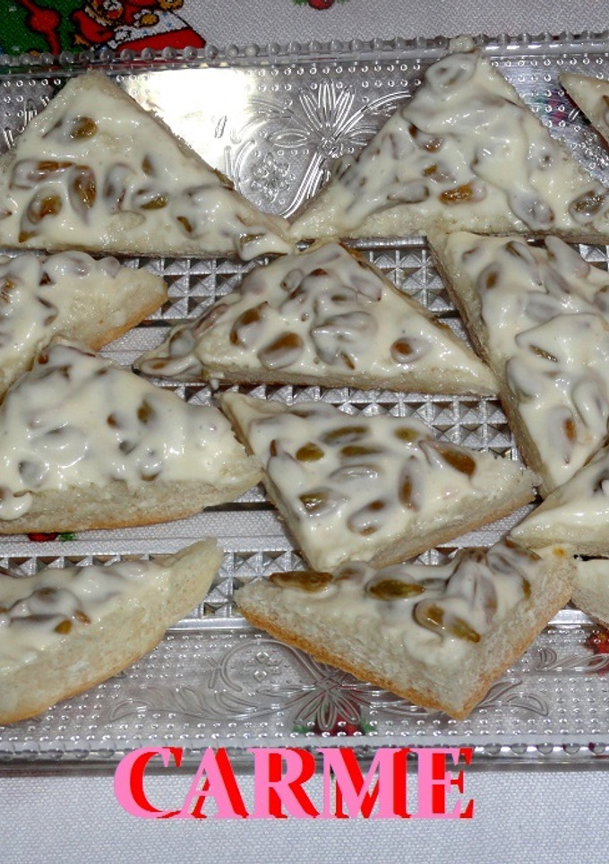 Una foto de Canapés de mayonesa y pipas