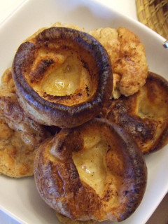 Una foto de Yorkshire pudding