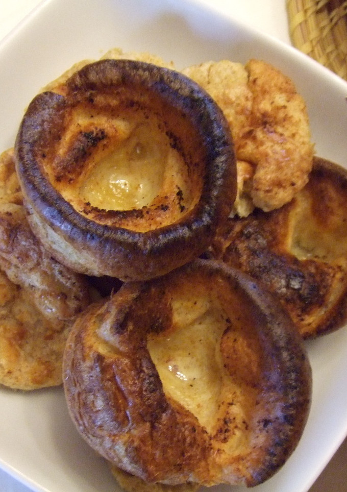 Una foto de Yorkshire pudding