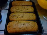 Budín de almendras y chocolate