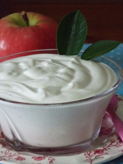 Una foto de Salsa dulce al aroma de manzana y naranja
