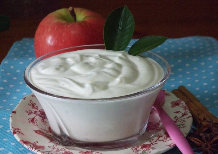 Salsa dulce al aroma de manzana y naranja