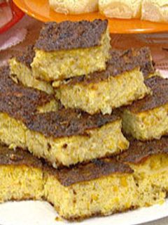 Una foto de Chipa Guazu paraguayo