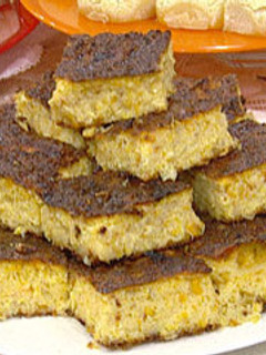Una foto de Chipa Guazu paraguayo