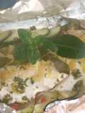 Palometa en papillote