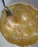 Camembert con gambas