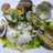 Cocochas de bacalao al pil pil con gulas y almejas