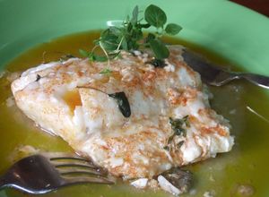 Foto principal de Bacalao al horno con hierbas frescas y pimentón de La Vera