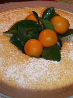 Una foto de Pastel de mandarina y coco